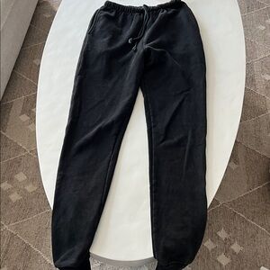 SHPCHNZY Vintage Black Full Length Jogger Sweatpants Size Small